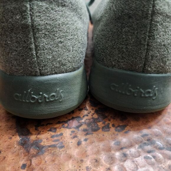 allbirds Women's Wool Runners - Tuke Matcha (Dark Green) 396 - Picture 7 of 14